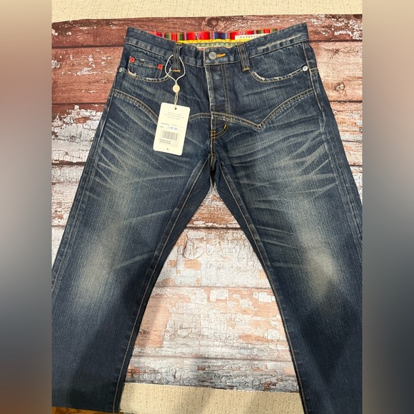 BNWT Issey miyaki  Sunao kuwahara vintage Classic Blue Jeans Great Gift - Picture 2 of 8